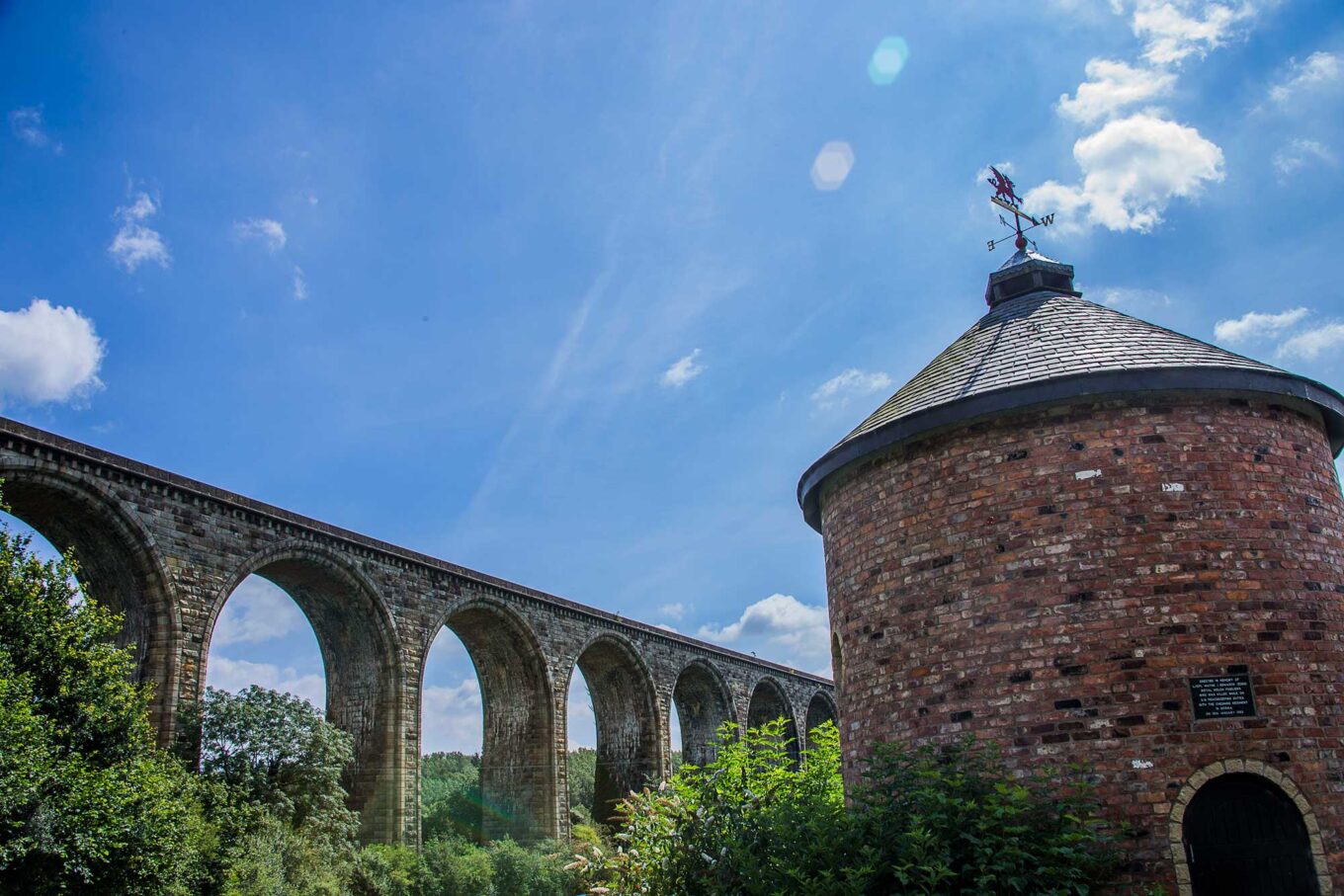 *Cefn Viaduct and roundhouse