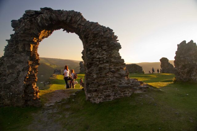 *Arch of Dinas Brân Castle