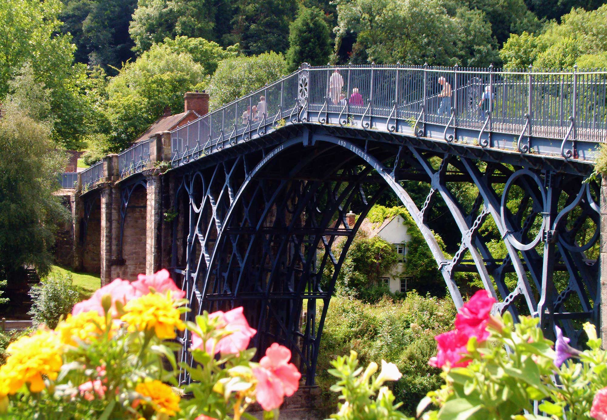 *ironbridge in summer