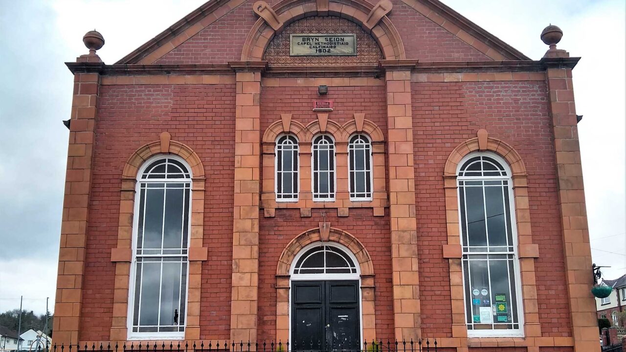 Former chapel near Trevor basin