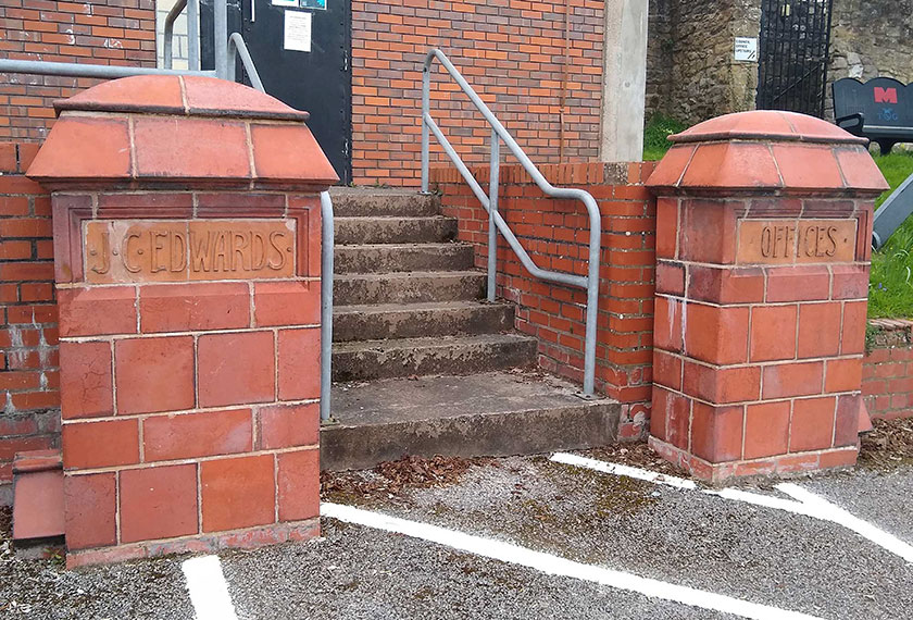 Tref-y-nant office gate at Cefn Museum