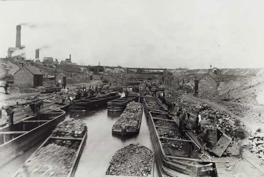 Barges at Hednesford colliery