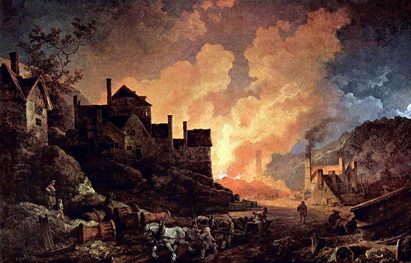 Llun Coalbrookdale Coalbrookdale painting