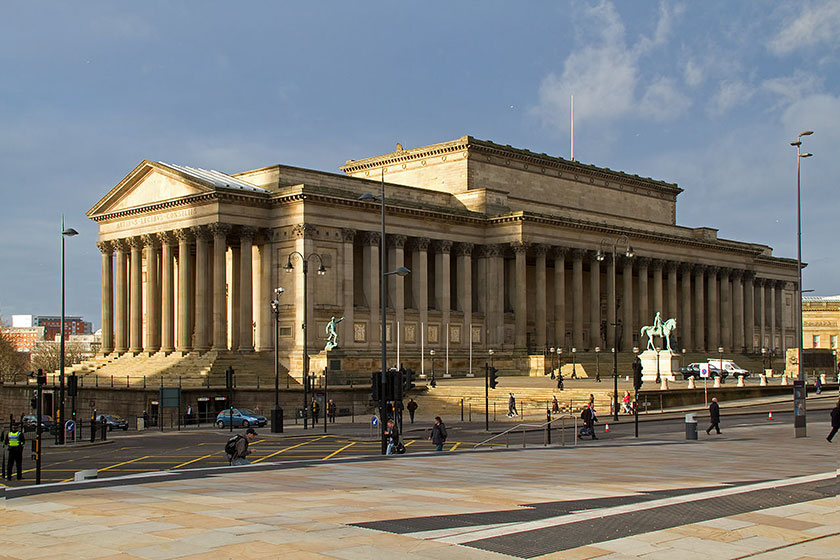 Neuadd San Siôr, Lerpwl St George's Hall, Liverpool