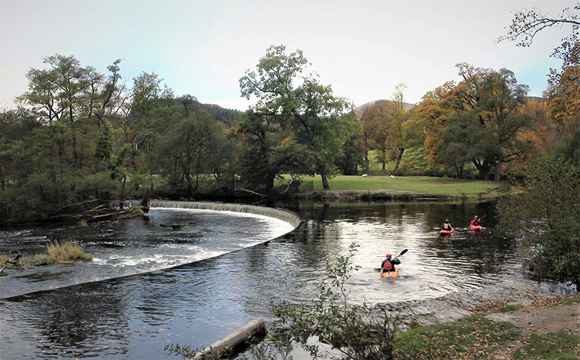 Horseshoe Falls weir