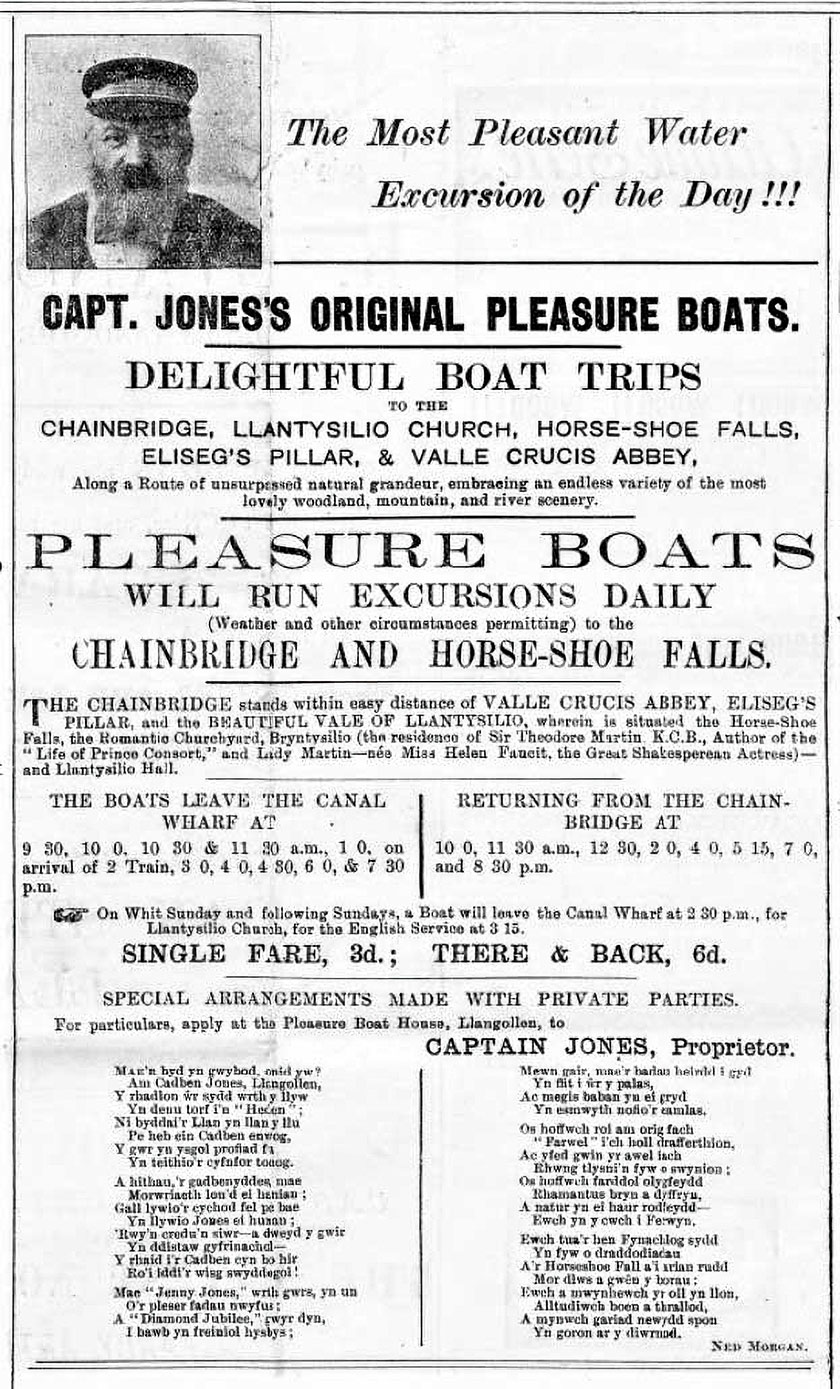 Hysbyseb Capten Jones Captain Jones advertisement