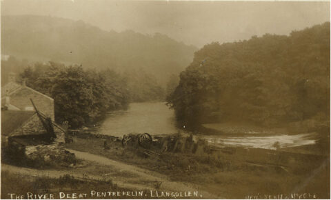 Afon a gwaith River and works