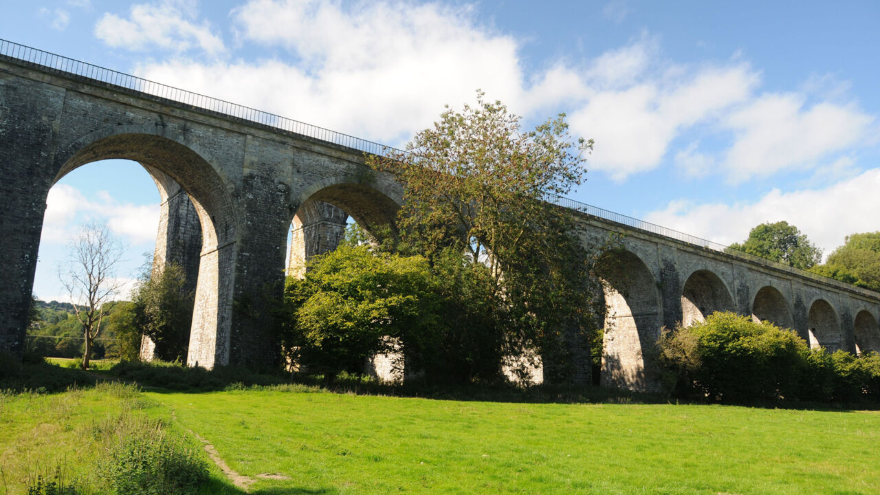 Chirk Aqueduct from below