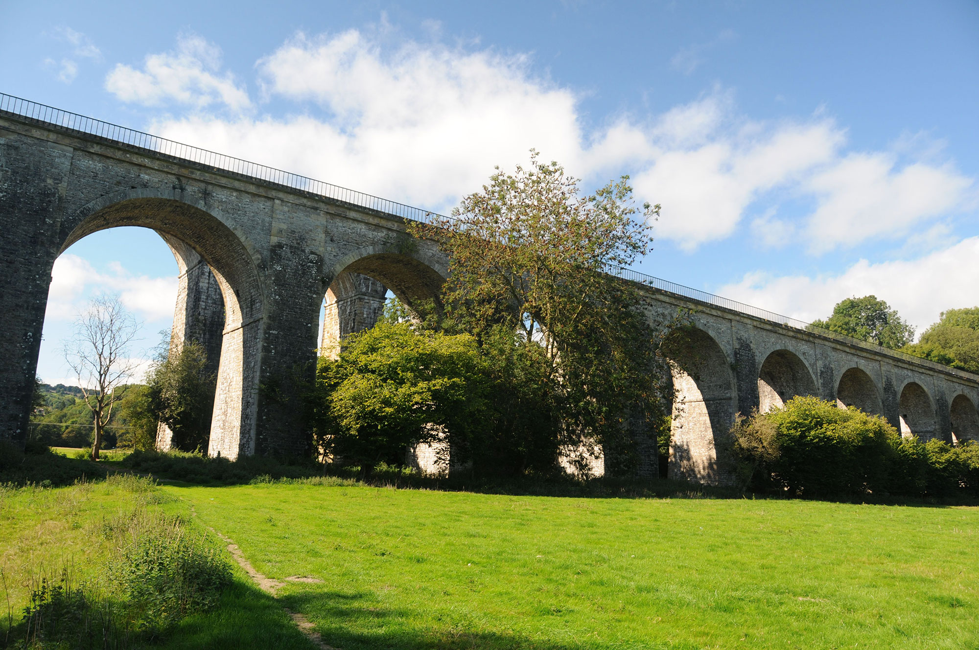 Chirk Aqueduct from below