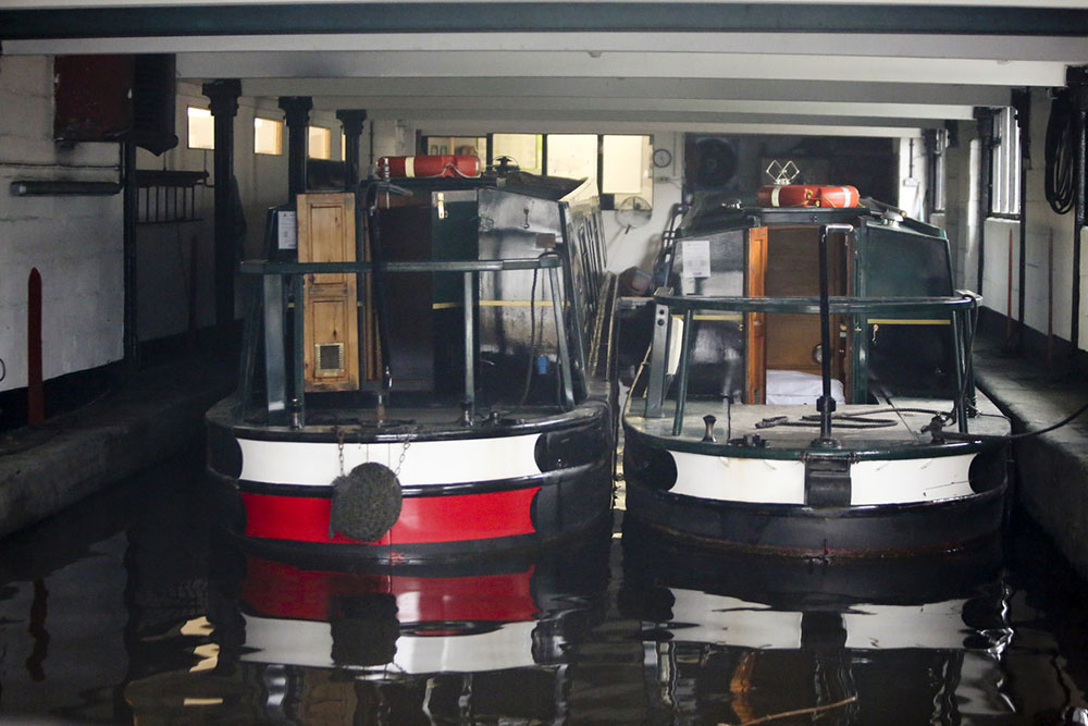 Dry Dock with water & boats