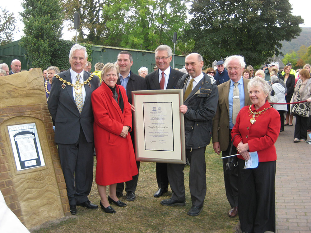 Presentation of World Heritage Site Pontcysyllte Aqueduct and Canal