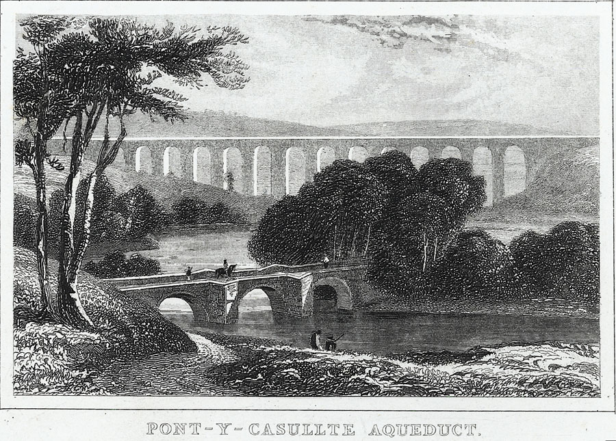 T Wallis view of Bridge and Aqueduct