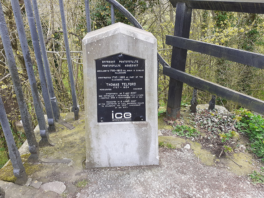 Thomas Telford Institute of Civil Engineers plaque