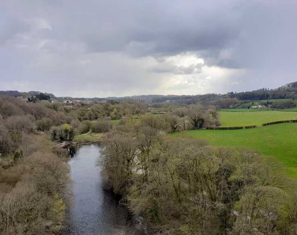 View to Newbridge Viaduct