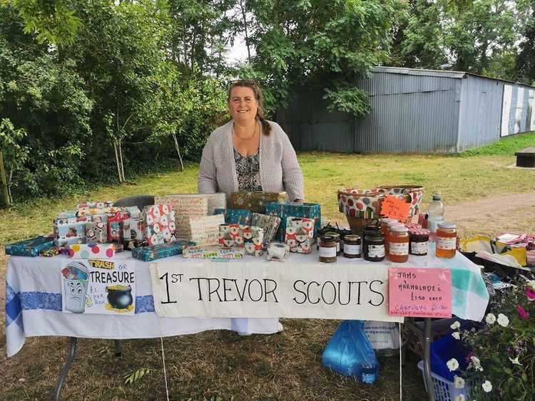 Trevor Scouts stall