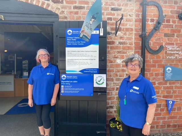 Volunteers at the Trevor Basin Visitor Centre